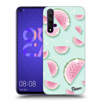 Picasee Huawei Nova 5T Hülle - Transparentes Silikon - Watermelon 2