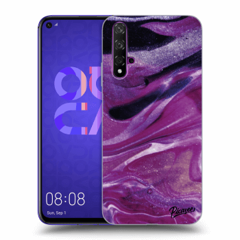 Hülle für Huawei Nova 5T - Purple glitter