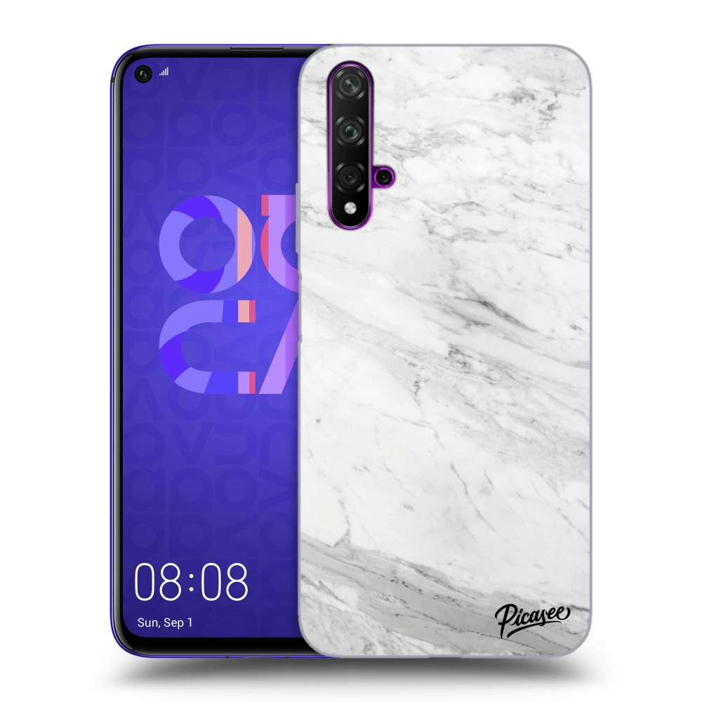 Picasee ULTIMATE CASE für Huawei Nova 5T - White marble