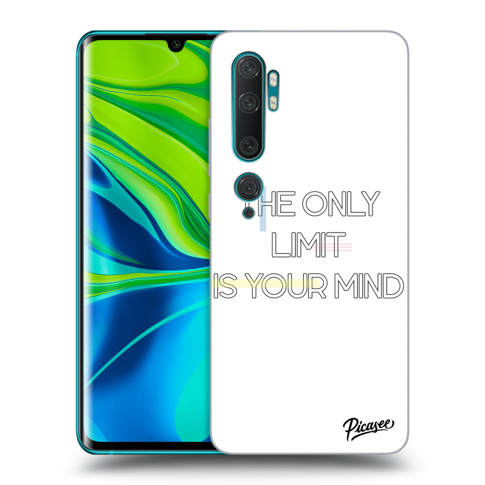 Picasee Xiaomi Mi Note 10 (Pro) Hülle - Transparentes Silikon - The only limit is your mind