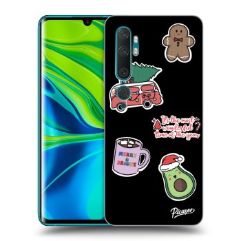 Hülle für Xiaomi Mi Note 10 (Pro) - Christmas Stickers