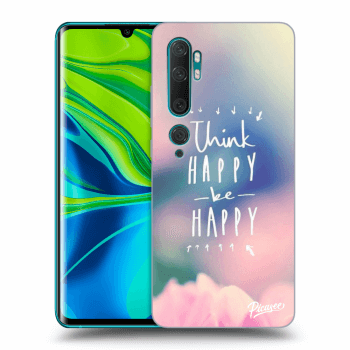Picasee Xiaomi Mi Note 10 (Pro) Hülle - Transparentes Silikon - Think happy be happy
