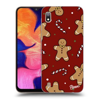 Picasee Samsung Galaxy A10 A105F Hülle - Schwarzes Silikon - Gingerbread 2