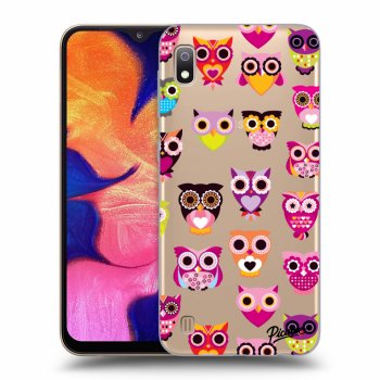 Picasee Samsung Galaxy A10 A105F Hülle - Transparentes Silikon - Owls