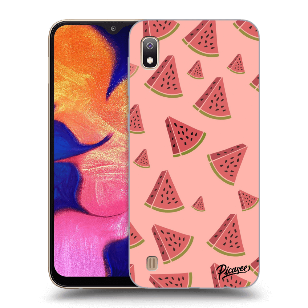 Picasee Samsung Galaxy A10 A105F Hülle - Transparentes Silikon - Watermelon