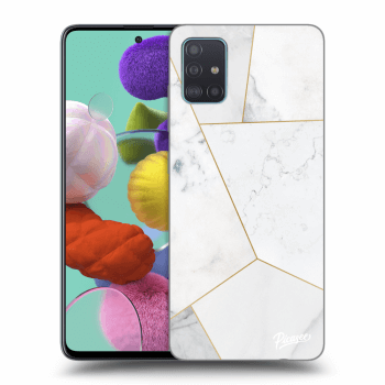 Hülle für Samsung Galaxy A51 A515F - White tile