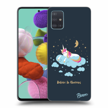 Picasee Samsung Galaxy A51 A515F Hülle - Transparentes Silikon - Believe In Unicorns
