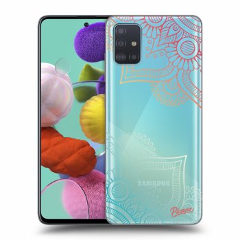 Picasee Samsung Galaxy A51 A515F Hülle - Transparentes Silikon - Flowers pattern