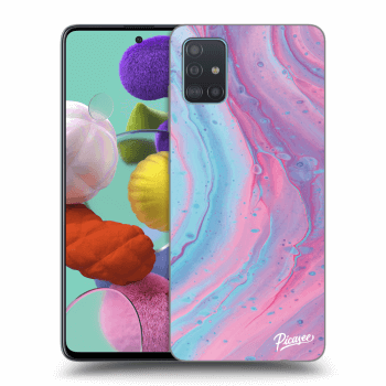 Hülle für Samsung Galaxy A51 A515F - Pink liquid