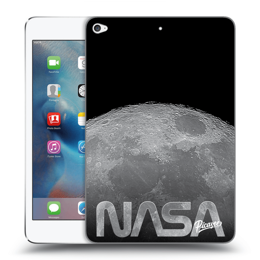Picasee transparente Silikonhülle für Apple iPad mini 4 - Moon Cut