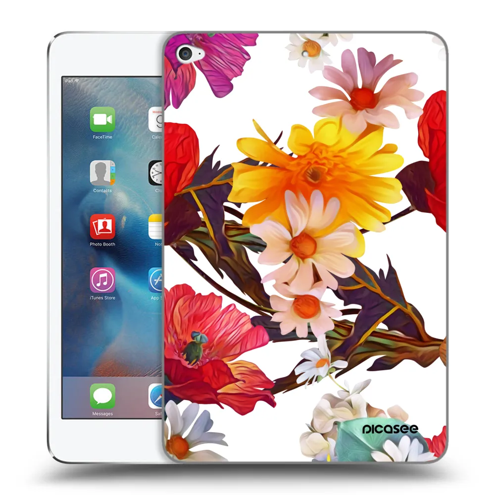 Picasee transparente Silikonhülle für Apple iPad mini 4 - Meadow
