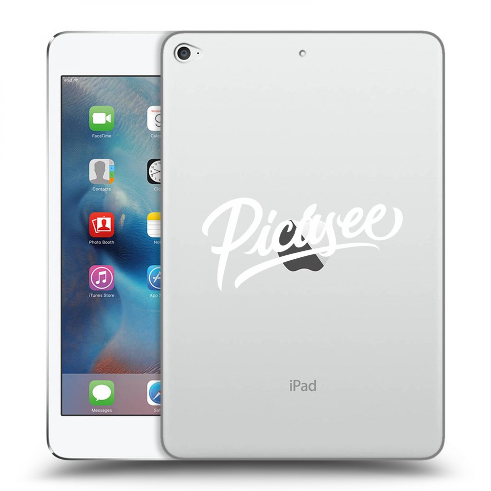 Picasee transparente Silikonhülle für Apple iPad mini 4 - Picasee - White