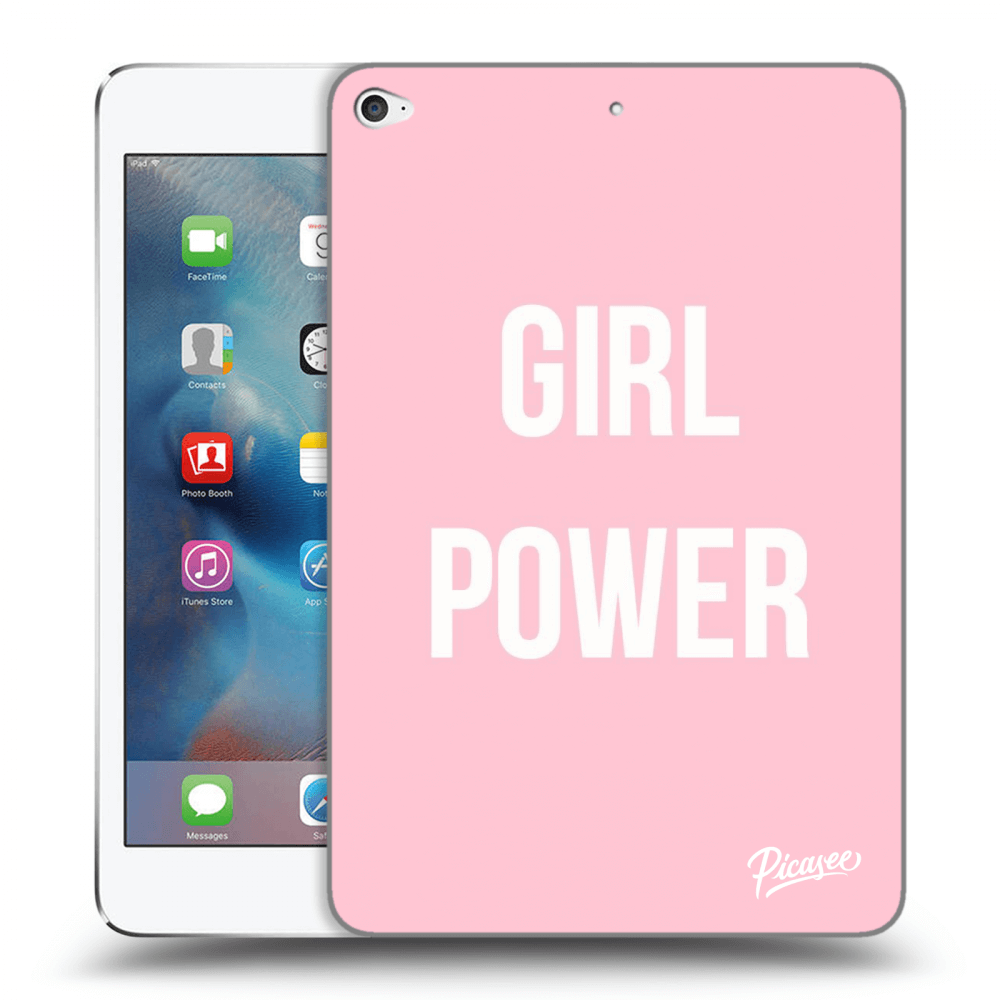 Picasee transparente Silikonhülle für Apple iPad mini 4 - Girl power