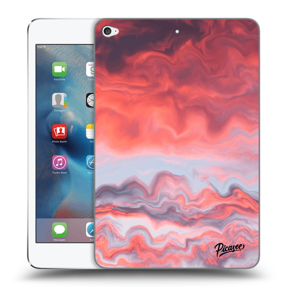 Picasee transparente Silikonhülle für Apple iPad mini 4 - Sunset