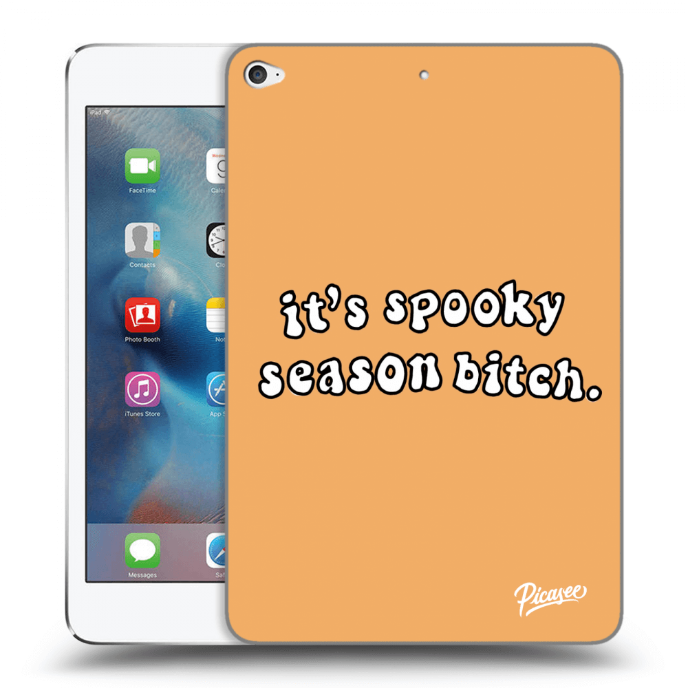 Picasee transparente Silikonhülle für Apple iPad mini 4 - Spooky season