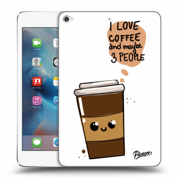 Picasee transparente Silikonhülle für Apple iPad mini 4 - Cute coffee