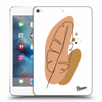 Picasee transparente Silikonhülle für Apple iPad mini 4 - Feather brown