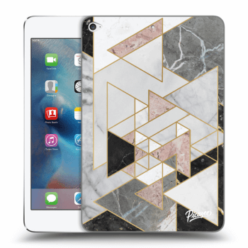Picasee transparente Silikonhülle für Apple iPad mini 4 - Light geometry