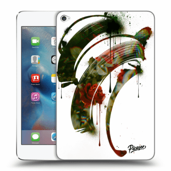 Picasee transparente Silikonhülle für Apple iPad mini 4 - Roses white