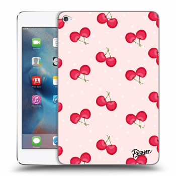 Picasee transparente Silikonhülle für Apple iPad mini 4 - Cherries