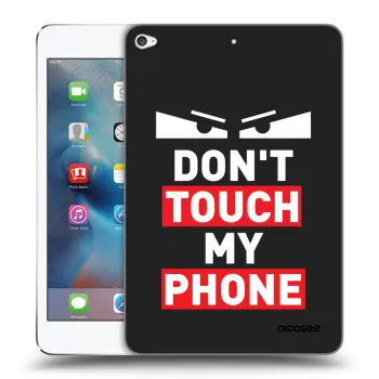 Picasee Schwarze Silikonhülle für Apple iPad mini 4 - Shadow Eye - Transparent