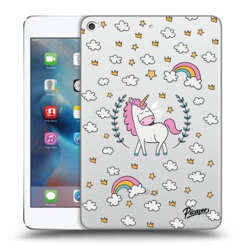 Picasee transparente Silikonhülle für Apple iPad mini 4 - Unicorn star heaven