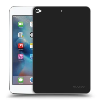 Picasee Schwarze Silikonhülle für Apple iPad mini 4 - Clear