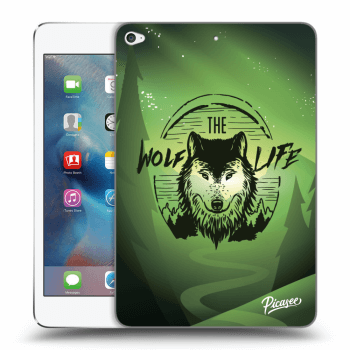 Picasee transparente Silikonhülle für Apple iPad mini 4 - Wolf life
