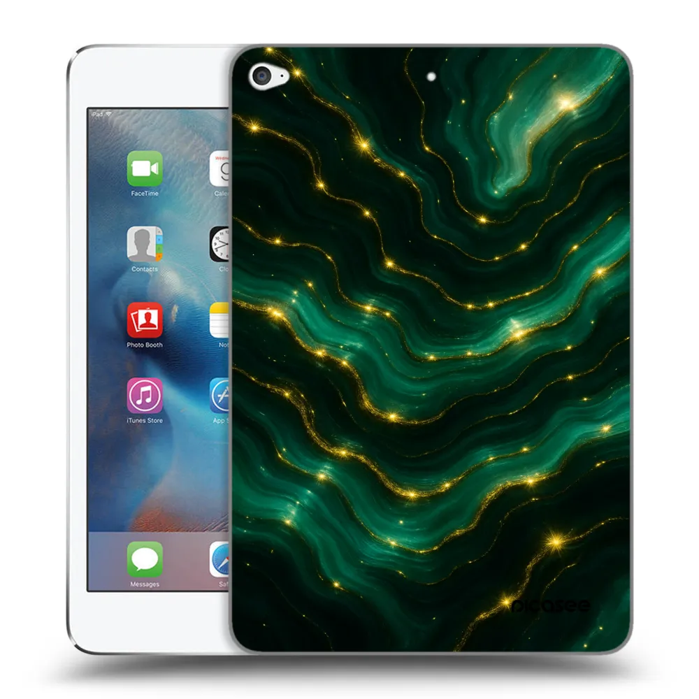 Picasee transparente Silikonhülle für Apple iPad mini 4 - Emerald