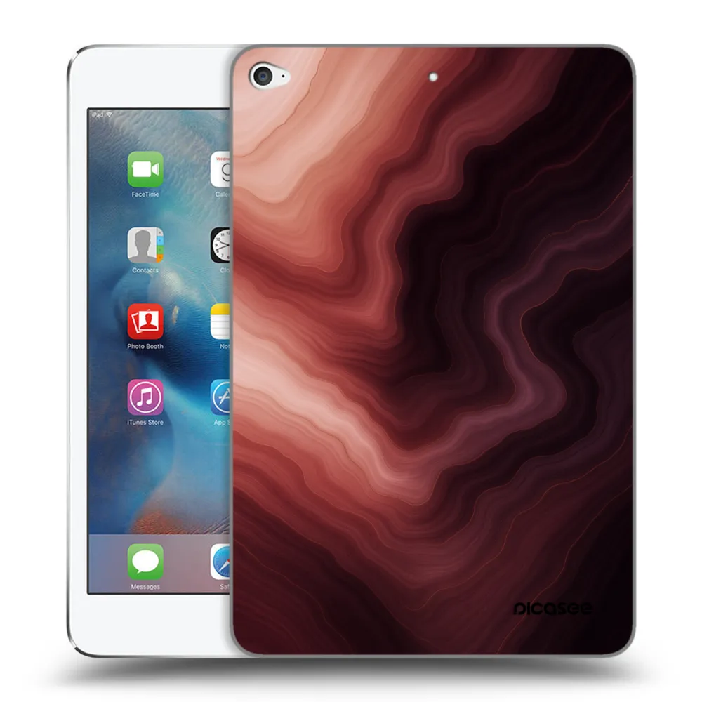Picasee transparente Silikonhülle für Apple iPad mini 4 - Rouge