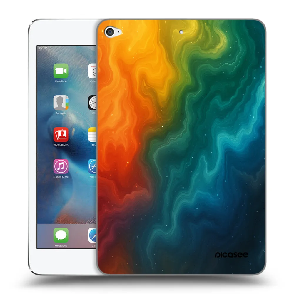 Picasee transparente Silikonhülle für Apple iPad mini 4 - Solar