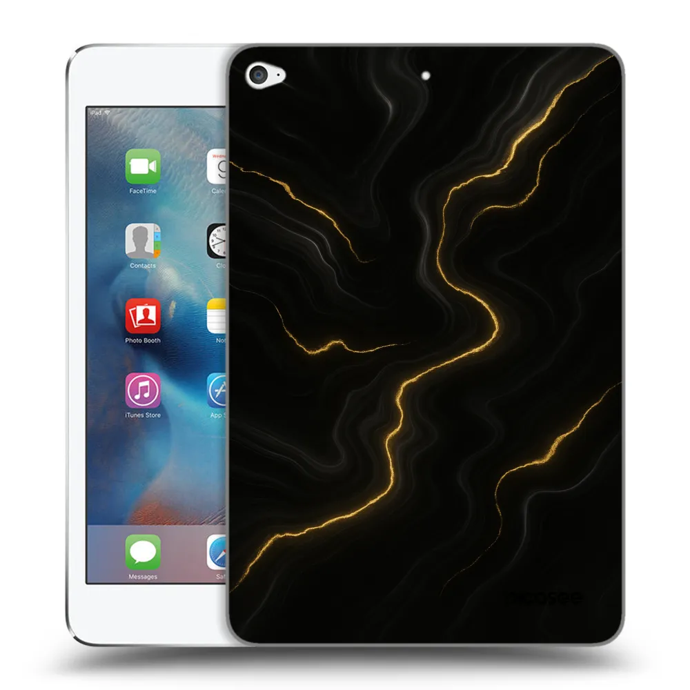 Picasee transparente Silikonhülle für Apple iPad mini 4 - Thunder