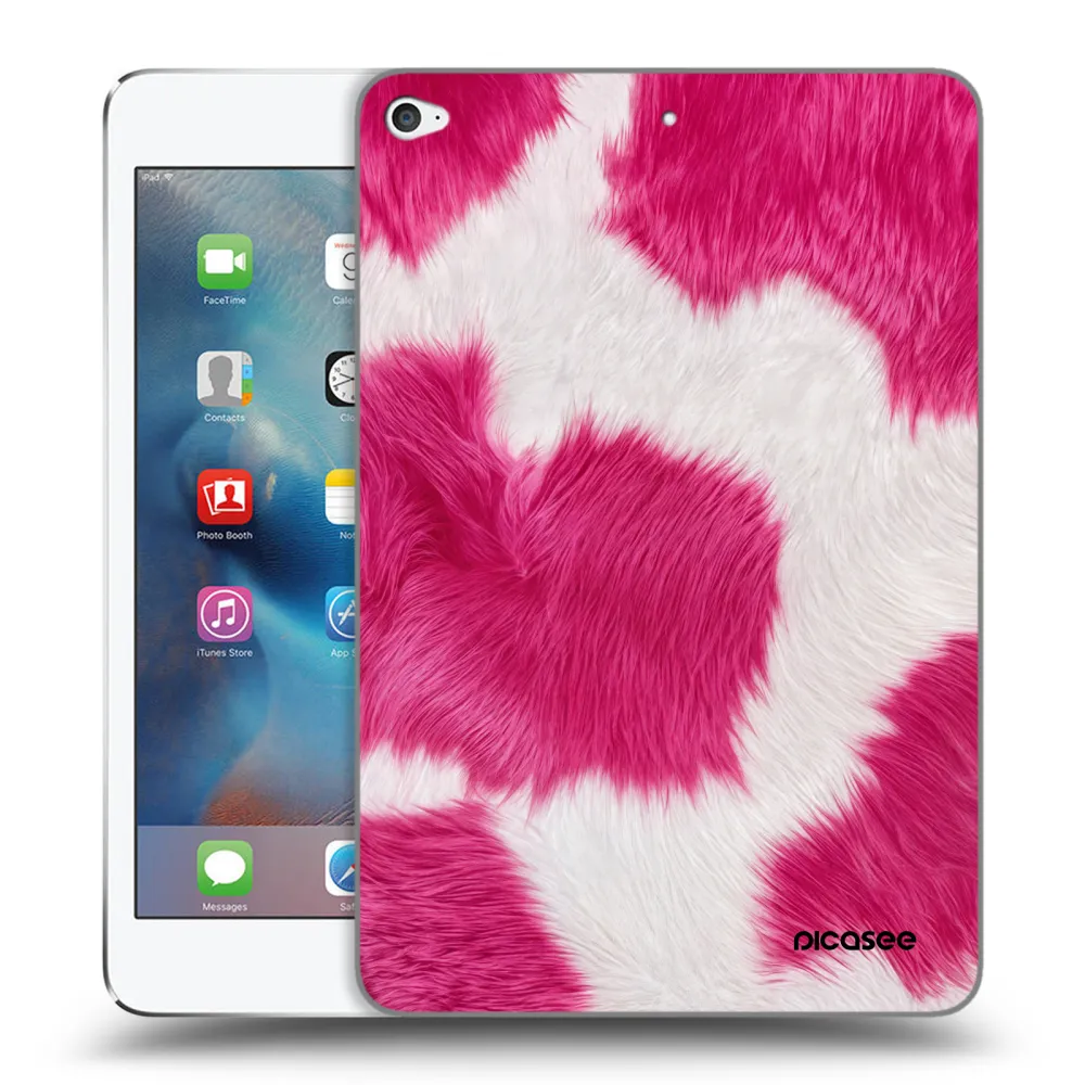 Picasee transparente Silikonhülle für Apple iPad mini 4 - Pink Moo
