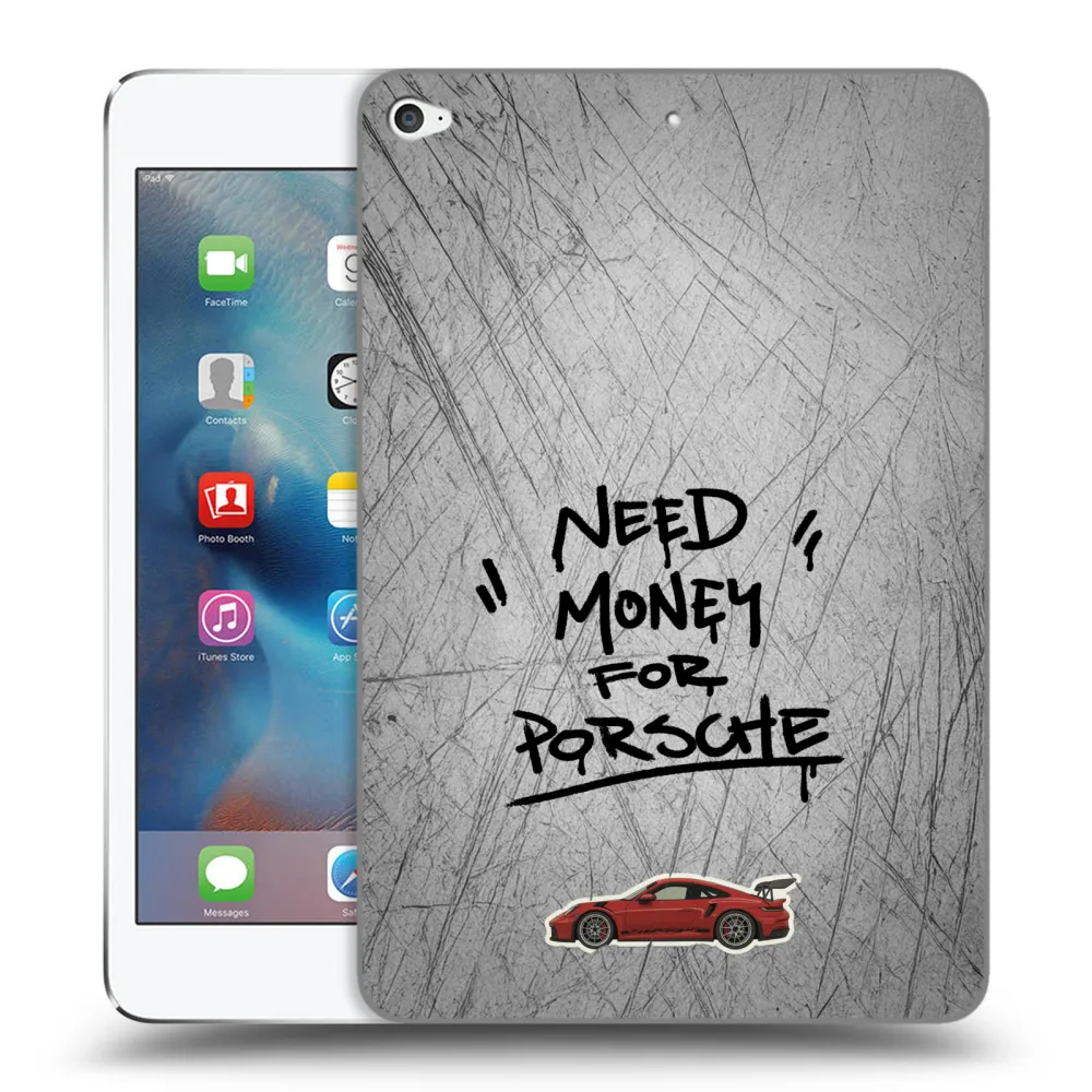 Picasee transparente Silikonhülle für Apple iPad mini 4 - Grey Drift
