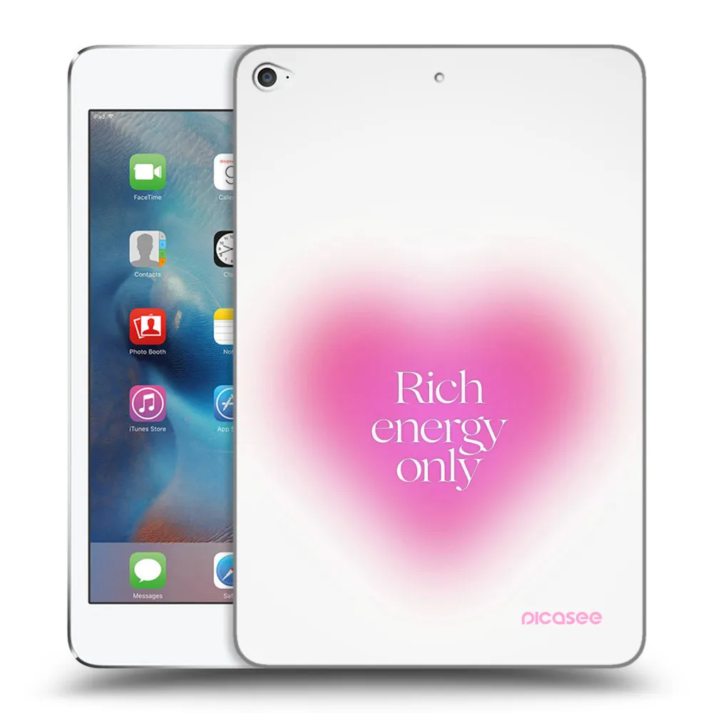 Picasee transparente Silikonhülle für Apple iPad mini 4 - Rich Energy