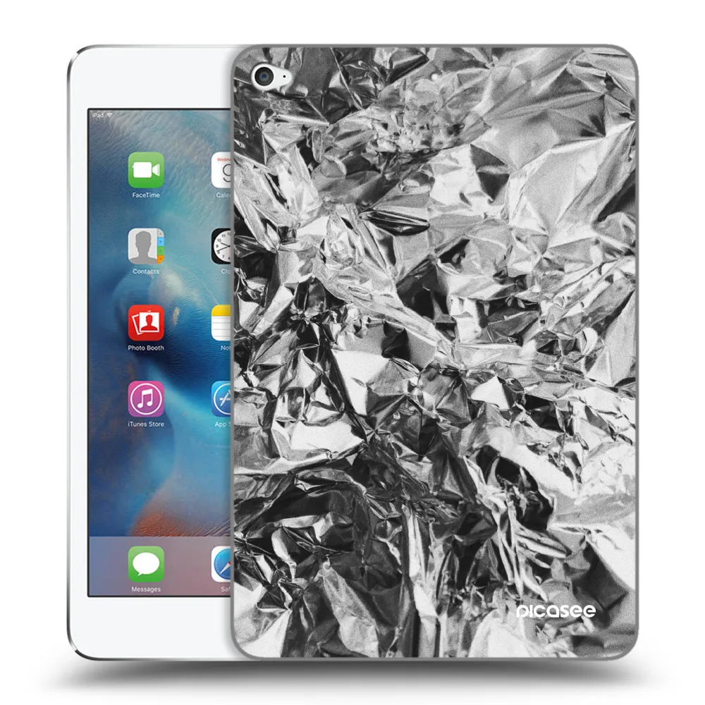 Picasee transparente Silikonhülle für Apple iPad mini 4 - Chrome
