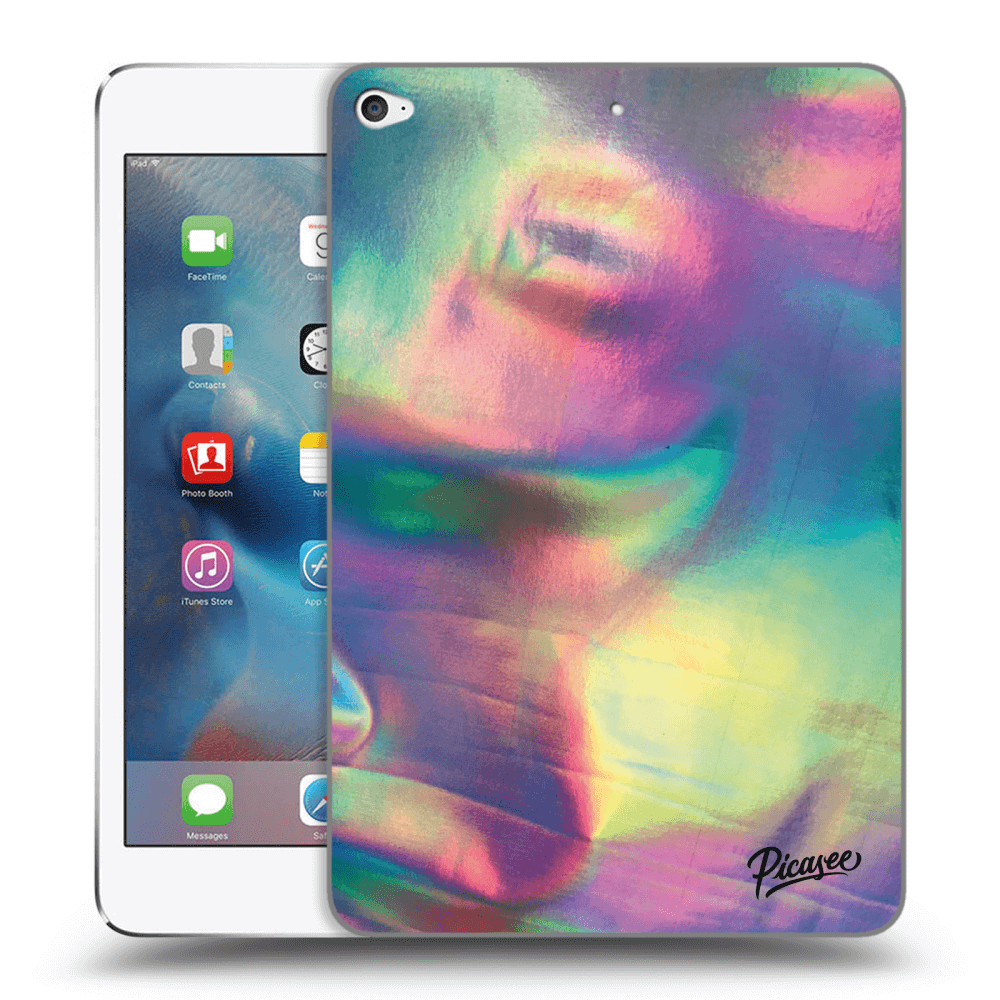 Picasee transparente Silikonhülle für Apple iPad mini 4 - Holo