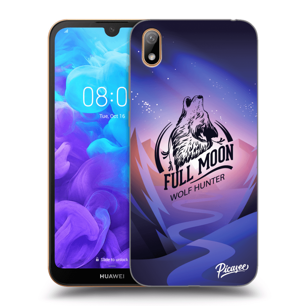 Picasee Huawei Y5 2019 Hülle - Transparentes Silikon - Wolf