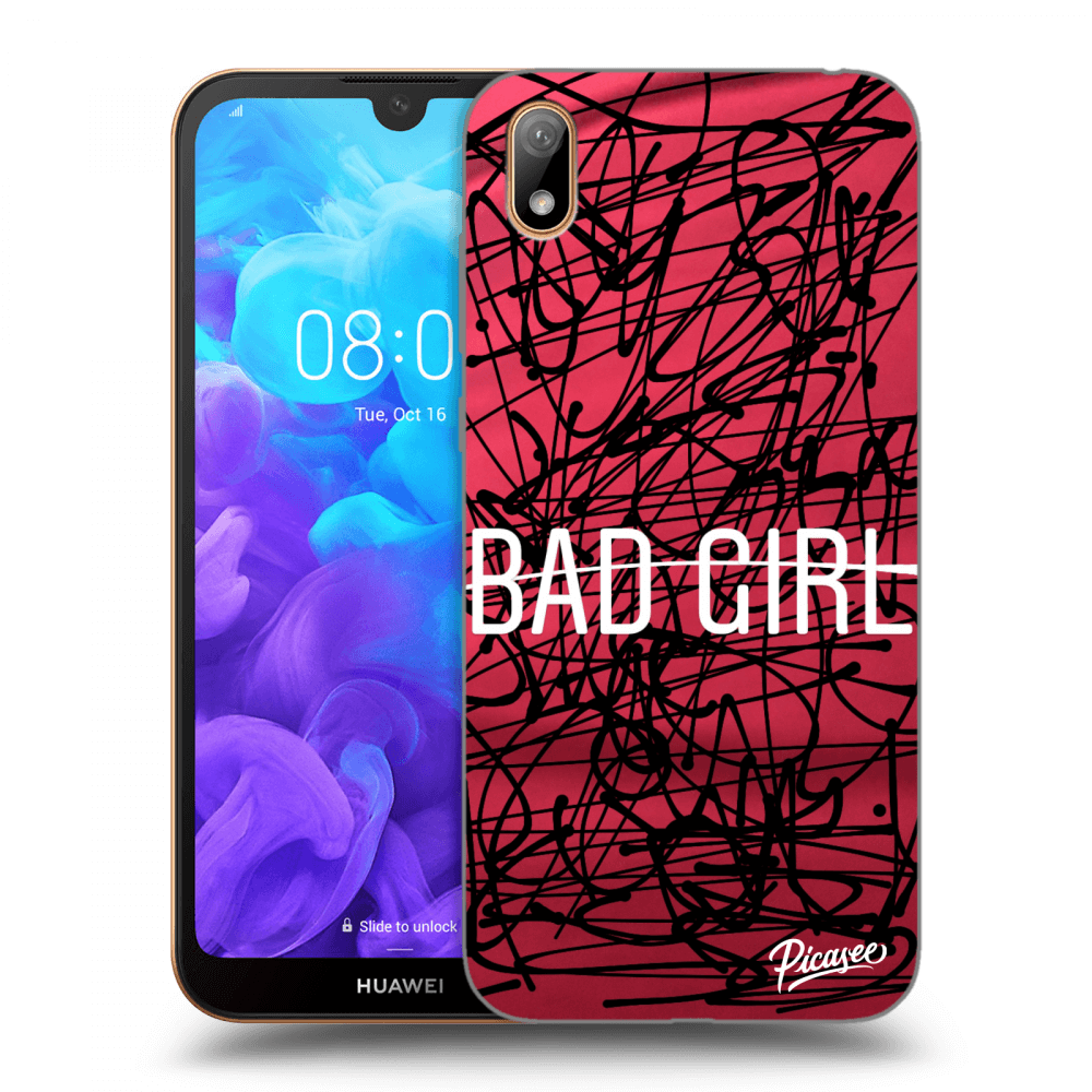 Picasee Huawei Y5 2019 Hülle - Transparentes Silikon - Bad girl