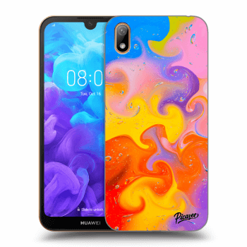 Picasee Huawei Y5 2019 Hülle - Schwarzes Silikon - Bubbles