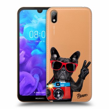 Picasee Huawei Y5 2019 Hülle - Transparentes Silikon - French Bulldog