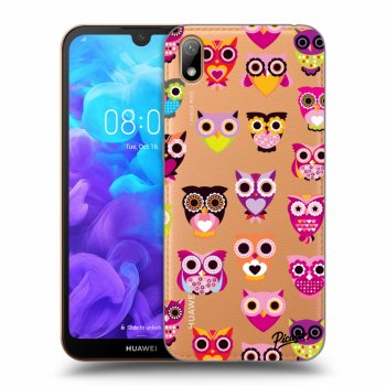 Picasee Huawei Y5 2019 Hülle - Transparentes Silikon - Owls