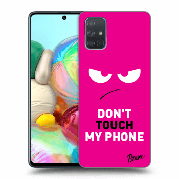 Picasee ULTIMATE CASE für Samsung Galaxy A71 A715F - Angry Eyes - Pink
