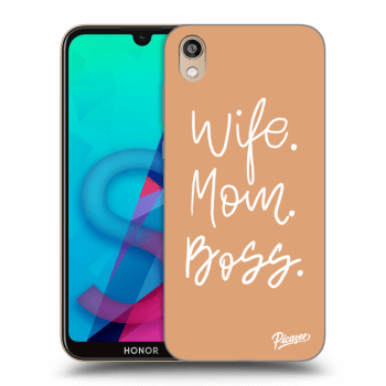 Picasee Honor 8S Hülle - Transparentes Silikon - Boss Mama
