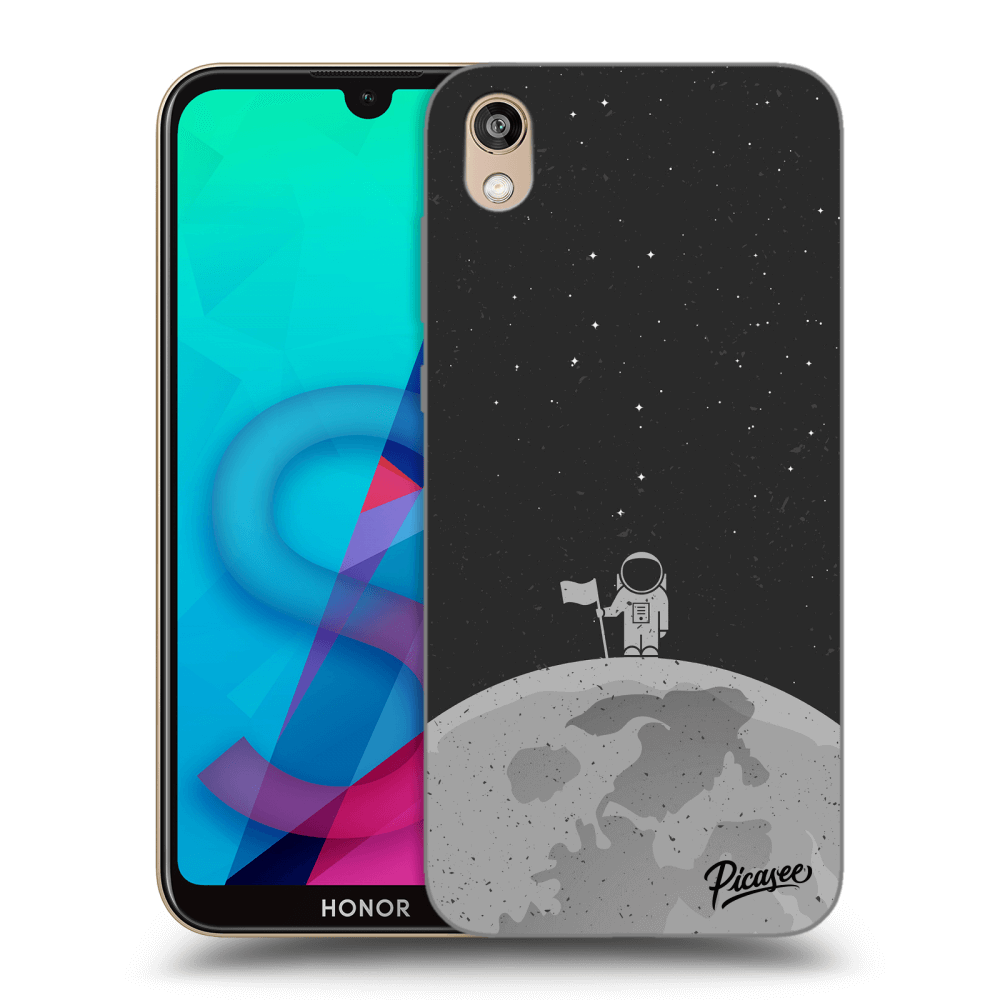 Picasee Honor 8S Hülle - Schwarzes Silikon - Astronaut