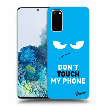 Hülle für Samsung Galaxy S20 G980F - Angry Eyes - Blue