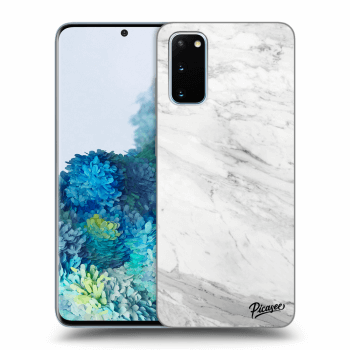 Picasee ULTIMATE CASE für Samsung Galaxy S20 G980F - White marble