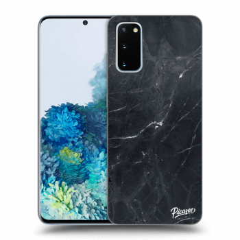 Hülle für Samsung Galaxy S20 G980F - Black marble