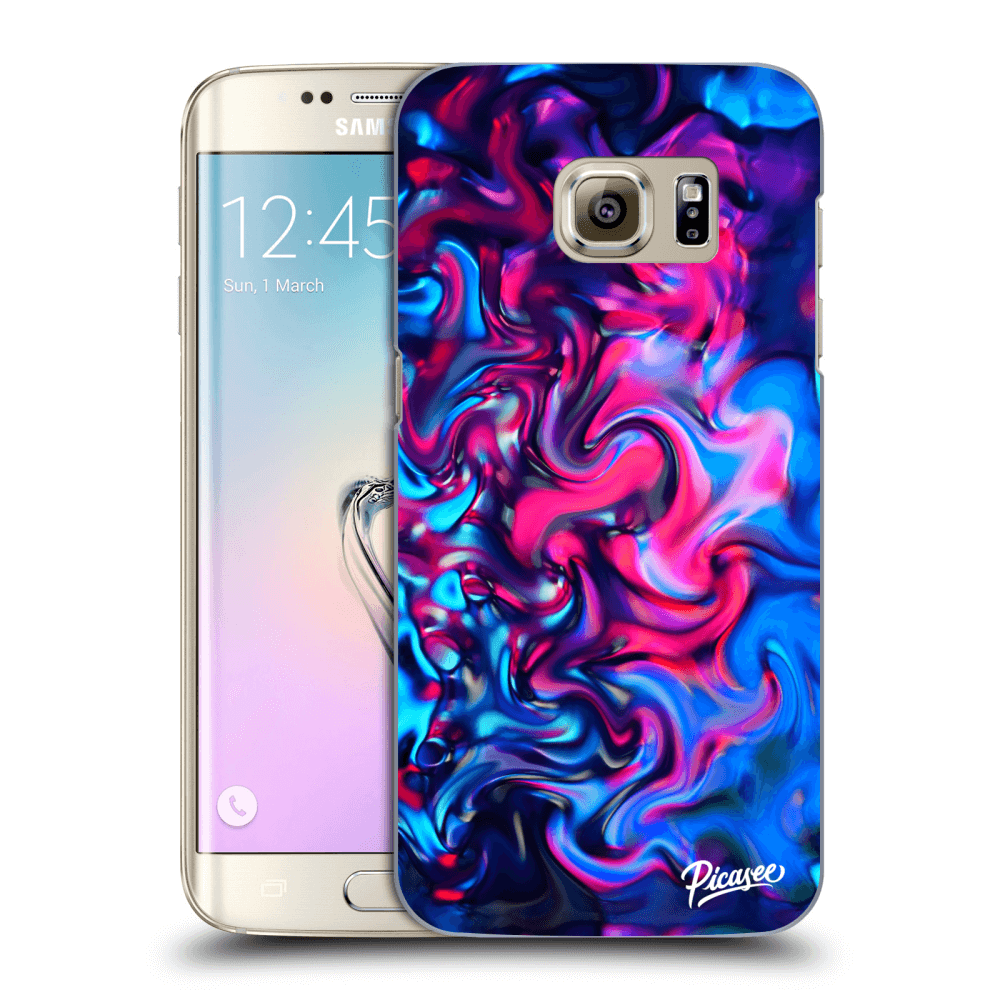 Picasee Samsung Galaxy S7 Edge G935F Hülle - Transparentes Silikon - Redlight
