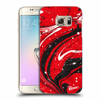 Hülle für Samsung Galaxy S7 Edge G935F - Red black